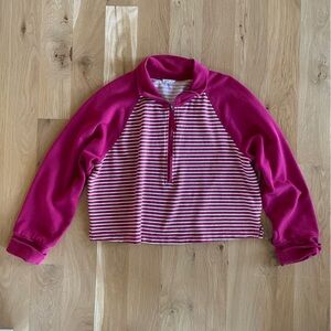 NWOT -PILCRO super cute red striped top (Size XL)